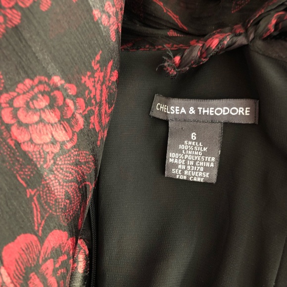 Chelsea & Theodore rose silk macrame braided dress - Picture 8 of 8